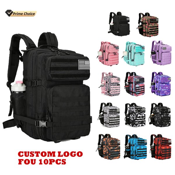 Outdoor Tactical Backpack Manufacturer - Custom 45L 25L Assault Pack Fitness Gym Sports Molle