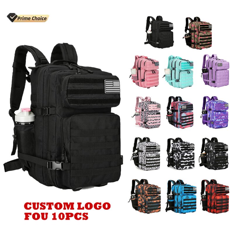 Outdoor Tactical Backpack Manufacturer - Custom 45L 25L Assault Pack Fitness Gym Sports Molle