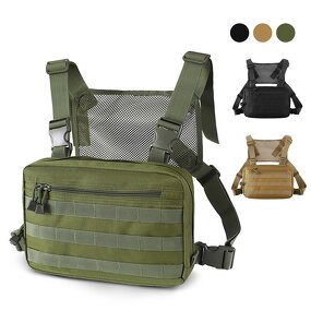 Molle Chest Rig Bag Manufacturer - Custom Men Pouch Tactical Vest