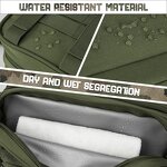 Waterproof Travel Wash Bag Manufacturer - Factory Direct Cross-Border Oxford Zipper Style Mini Dry Wet Toiletry