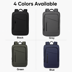 PU Leather Backpack Manufacturer - Custom Logo Anti Theft Thin Premium Business Travel Waterproof Laptop for Men