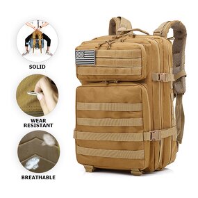 Fitness Tactical Backpack Manufacturer - Custom Logo Sports Bug Out Bag Survival Molle Gear Gym