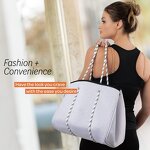 Neoprene Tote Bag Manufacturer - 2022 Hot Sale Gym Bag New Women Purse Handbag Ladies Beach Large