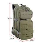 Small Tactical Backpack Manufacturer - Heavy Duty Tiny Outdoor Rucksack 30L Waterproof Gear 3P Molle Cut Laser