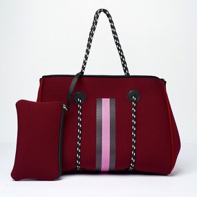 Women's Crossbody Beach Bag Manufacturer - Custom Low MoQ Luxury Perforated Large Neoprene Shoulder Tote