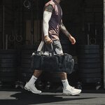 Waterproof Duffle Bag Manufacturer - Heavy Duty Zipper Leather Sports Weekender Overnight Camping Travel Gym with Shoes