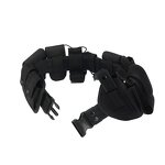 Outdoor Tactical Belt Manufacturer - Custom Luxury Oxford Fabric Heavy Duty Security Buckle Black