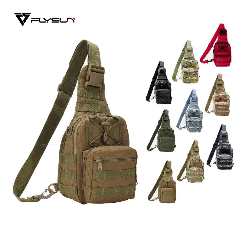 Tactical Messenger Crossbody Bag Manufacturer - Oxford Chest Single Shoulder Molle Pouch Sling Pouches for Men