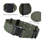 Universal Tactical Waist Belt Manufacturer - Wholesale Outdoor Heavy Duty Nylon Adjustable with Quick-Release Gear Clip Metal