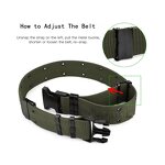 Universal Tactical Waist Belt Manufacturer - Wholesale Outdoor Heavy Duty Nylon Adjustable with Quick-Release Gear Clip Metal