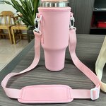 Neoprene Water Bottle Pouch Manufacturer - 40 Oz Adventure Quencher Tumbler Cup Bag with Zipper