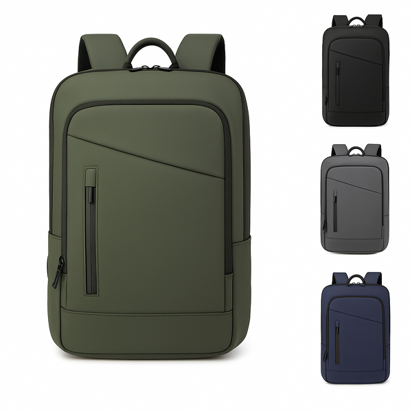 PU Leather Backpack Manufacturer - Custom Logo Anti Theft Thin Premium Business Travel Waterproof Laptop for Men