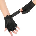 Fingerless Tactical Gloves Manufacturer - Leather Half Finger
