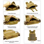 Gym Fitness Weight Vest Manufacturer - Wholesale Men's Training Exercise Vest 1-20kg for Tactical Training