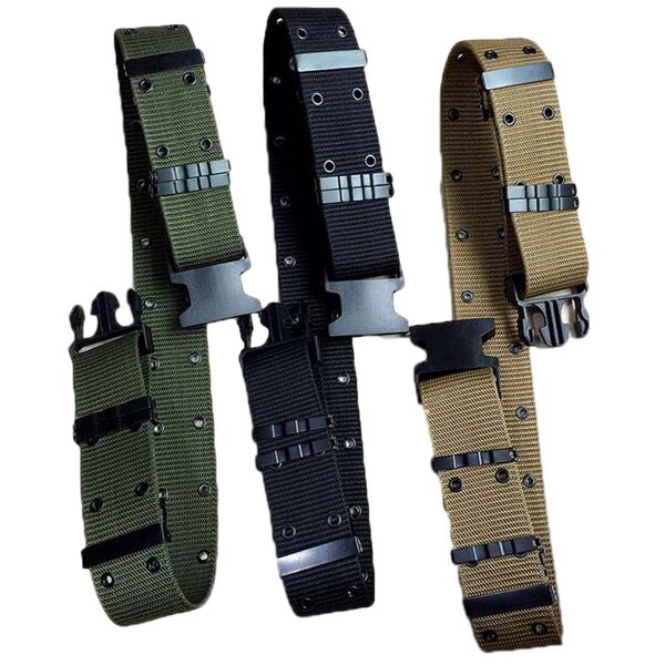 Universal Tactical Waist Belt Manufacturer - Wholesale Outdoor Heavy Duty Nylon Adjustable with Quick-Release Gear Clip Metal