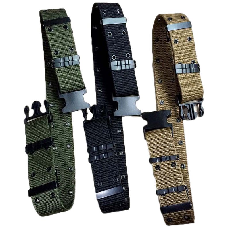 Universal Tactical Waist Belt Manufacturer - Wholesale Outdoor Heavy Duty Nylon Adjustable with Quick-Release Gear Clip Metal