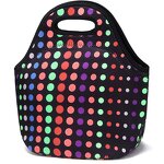 Neoprene Lunch Bag Manufacturer - Custom Logo High Quality Eco Friendly School Thermos Food Black Red for Children