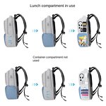 Insulated Lunch Backpack Manufacturer - Hot Selling College Work 15.6 Inch Laptop Bookbag Custom Beach Travel Camping Reusable Cooler