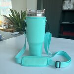 Neoprene Water Bottle Pouch Manufacturer - 40 Oz Adventure Quencher Tumbler Cup Bag with Zipper