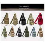 Tactical Messenger Crossbody Bag Manufacturer - Oxford Chest Single Shoulder Molle Pouch Sling Pouches for Men