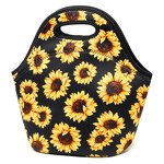 Neoprene Lunch Bag Manufacturer - Custom Logo High Quality Eco Friendly School Thermos Food Black Red for Children