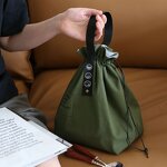 Cotton Canvas Lunch Bag Manufacturer - Wholesale Hot Sale New Fashion Simple Picnic Drawstring