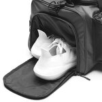 Waterproof Duffle Bag Manufacturer - Heavy Duty Zipper Leather Sports Weekender Overnight Camping Travel Gym with Shoes