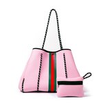 Ladies Perforated Neoprene Tote Bag Manufacturer - In Stock Summer Large Shoulder Beach for Women