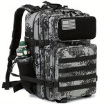 Outdoor Tactical Hiking Backpack Manufacturer - Custom Wholesale Adult Men's Waterproof Survival Travel 45L Camouflage