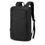 PU Leather Backpack Manufacturer - Custom Logo Anti Theft Thin Premium Business Travel Waterproof Laptop for Men