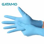 Disposable Nitrile Gloves Manufacturer - 100 Pcs Blue Powder Free Cheap Exam Pure for Dental Examination