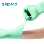 Disposable Nitrile Gloves Manufacturer - Tattoo Beauty Salon Pink Green Purple Translucent Powder Free Composite