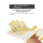Work Glove Manufacturer - Custom logo Industrial Heat Resistant PVC Materials Summer Production Construction