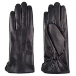 Leather Gloves Manufacturer - Black Women Winter Driving Wool Lining Genuine Lambskin for Ladies
