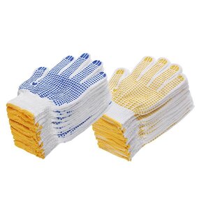 Work Glove Manufacturer - Custom logo Industrial Heat Resistant PVC Materials Summer Production Construction