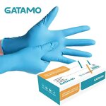 Disposable Nitrile Gloves Manufacturer - with Coating Blue Waterproof Durable for Hand and Arm Protection