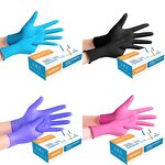 Disposable Nitrile Gloves Manufacturer - Blue China 100% Colored Non Powder Free for Food Service Examination