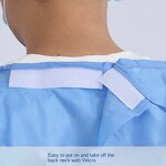 Sterile Surgical Gown Manufacturer - Reinforced Fabric SMS Operation Theatre Isolation for Medical