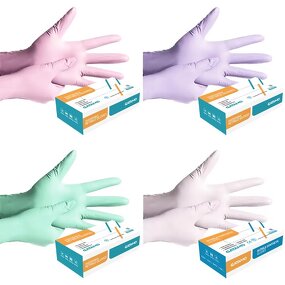 Disposable Gloves Manufacturer - 12in Powder Free Synthetic for Food Cooking Beauty Kitchen Dishwashing Cleaning Rubber Household Latex