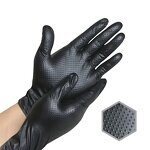 Disposable Nitrile Gloves Manufacturer - Diamond Grip for Garage Shop Industry Auto Electronics Repair Thickened Mechanic