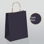 Kraft Paper Bags Manufacturer - Custom Your Own Logo Printer Brown Black White with Handles
