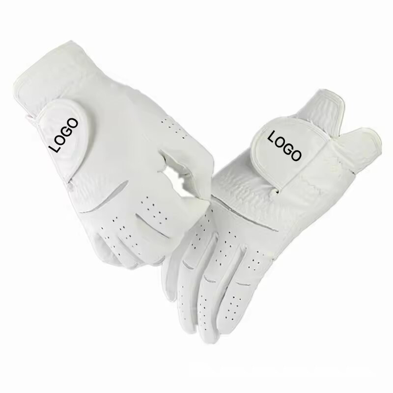 Golf Gloves Manufacturer - Bulk Custom Embroidered Premium Men's Winter Cabretta Leather Non Slip Grip