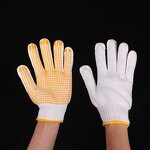 Work Glove Manufacturer - Custom logo Industrial Heat Resistant PVC Materials Summer Production Construction