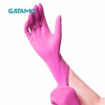 Disposable Gloves Manufacturer - Pink Vinyl Powder Free Food Grade Vinyl Nitrile Blend