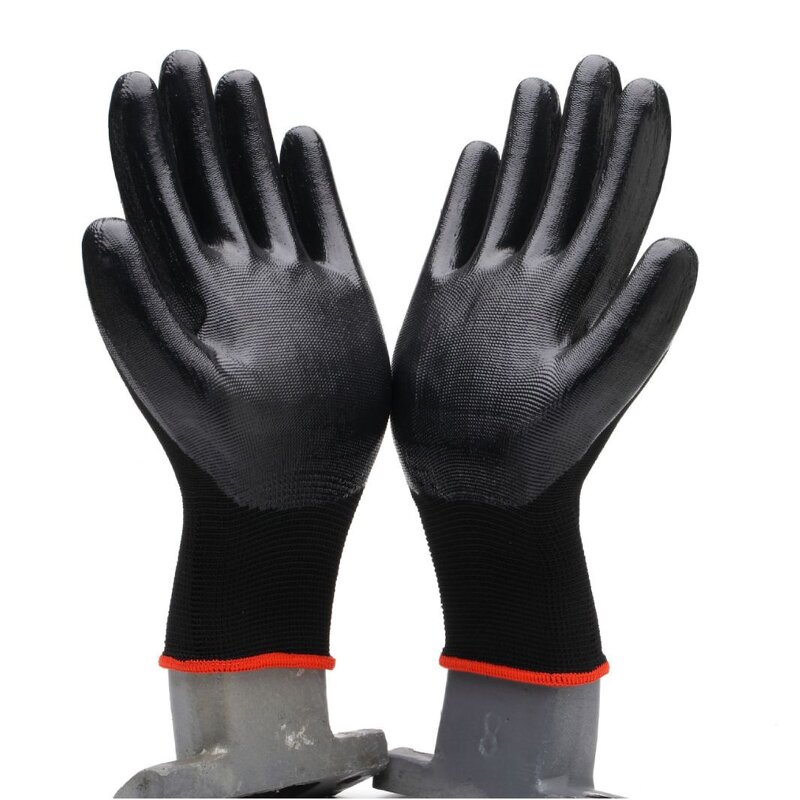 Safety Work Gloves Manufacturer - PU Coat DMF Free ESD Touch Screen Knit for Construction Electrical