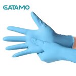 Disposable Nitrile Coated Gloves Manufacturer - Blue for Waterproof Long-Lasting Hand Arm Defense