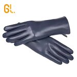 Leather Gloves Manufacturer - Women's Black Winter Ladies Sheepskin Warm Lambskin for Girls