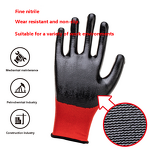 Safety Work Gloves Manufacturer - Nitrile Polyester Shell Coated for Garden Construction Industrial