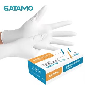 Disposable Nitrile Gloves Manufacturer - White Industrial Desechables Guantes De Trabajo Powder Free Blend