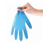 Nitrile Gloves Manufacturer - Waterproof Multifunctional Blue Thickened Wear-Resistant Kitchen Textured Surface Food-Grade